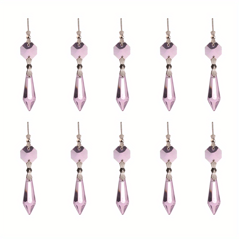 Crystal Chandelier Pear Shaped Prism Pendant Parts - Temu