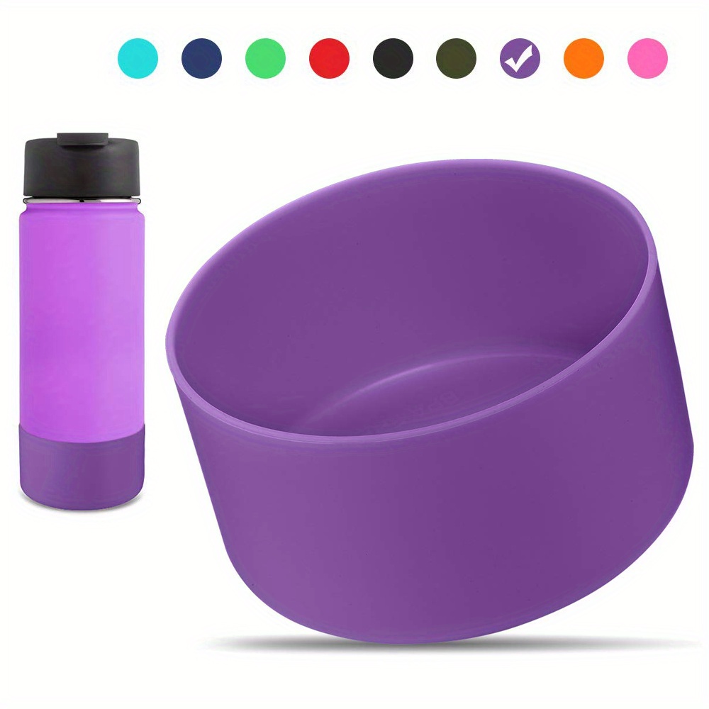 REUZBL Silicone Bottle Boot in Sea Life Purple for Hydro Flask