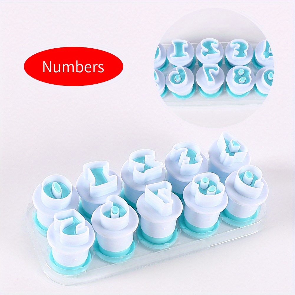 26 emporte pièces lettres minuscules à piston - Cake design