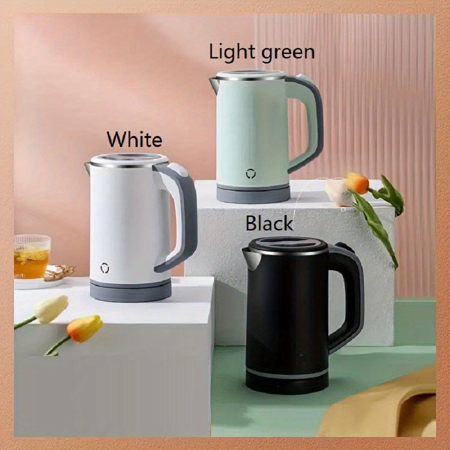 Get 2L 110V Double Layer Anti-Scald Household Large Capacity Electric Kettle  Black Delivered