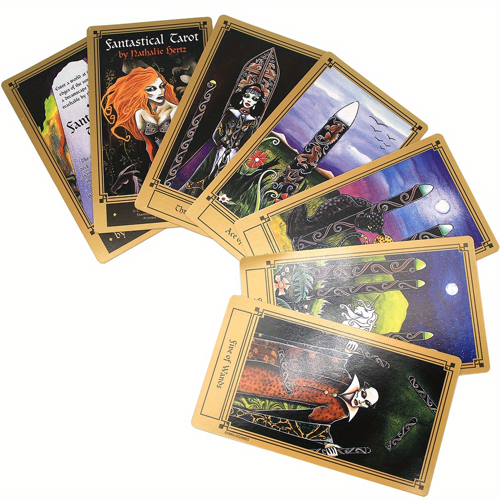 78 Fantastical Tarot Cards Beginners Experts Includes Guide - Temu