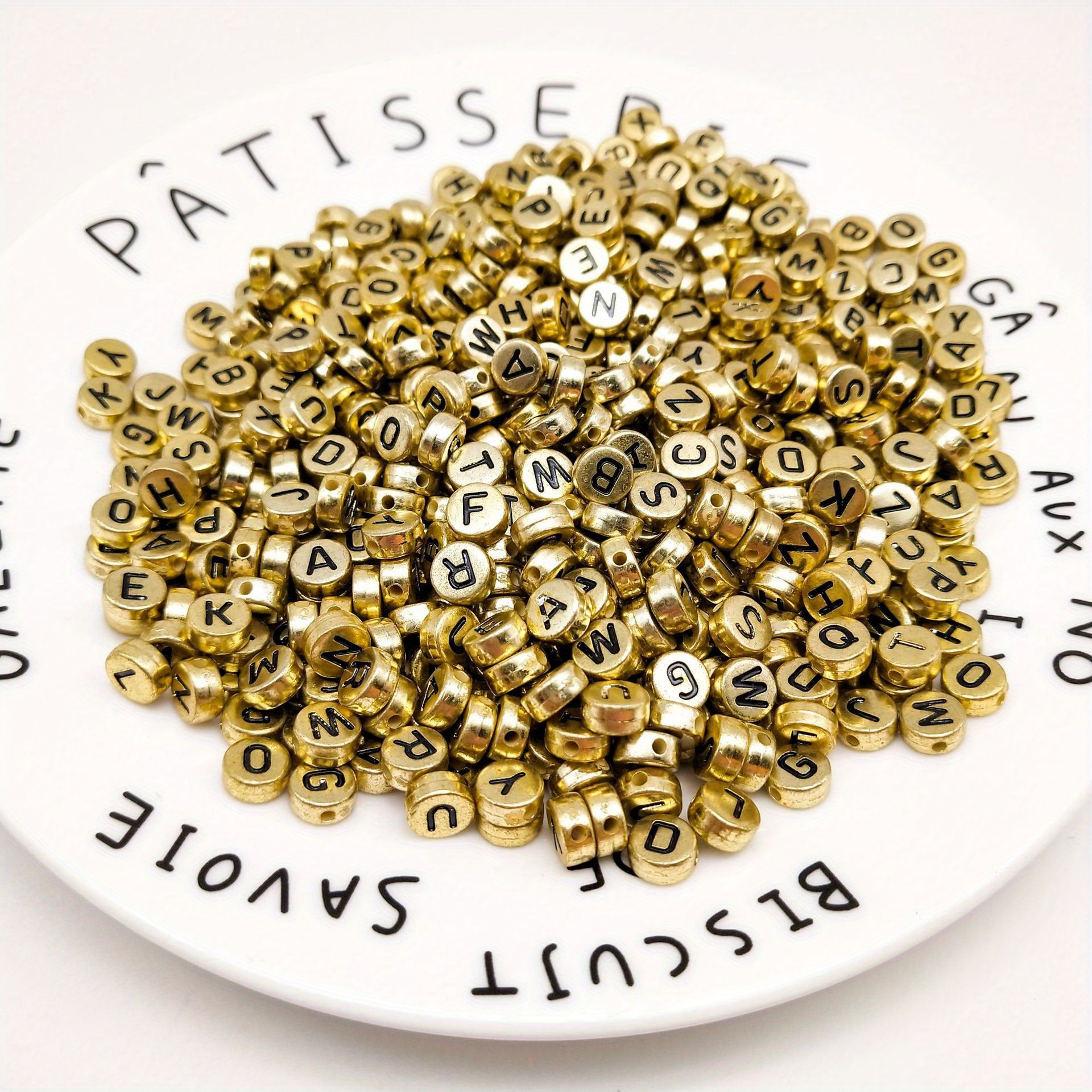Solid Brass Bead, 7mm 100pc