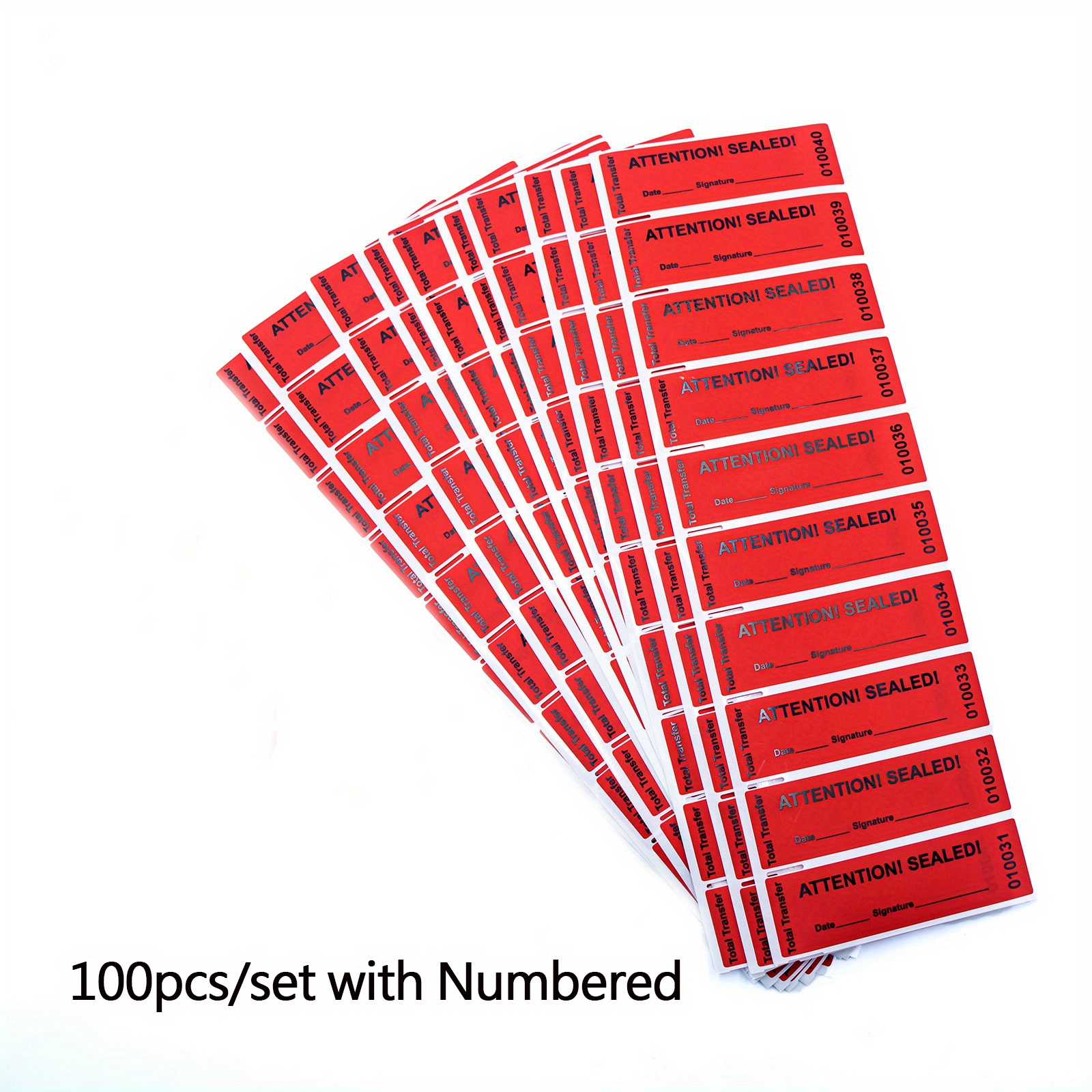 100% Total Transfer Tamper Evident Security Void Stickers/ - Temu Malaysia