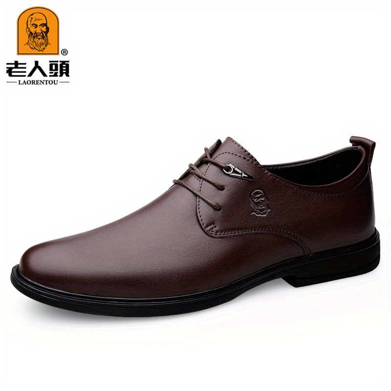 Men's 2023 New Oxford Shoes Trendy Durable Non Slip Dress Shoes - Temu