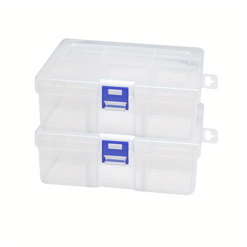 Caja de plastico transparente de almacenamiento con tapa y ruedas nº 6 con  31 litros de capacidad 61.5 x 44 x 17.5 cm (ancho x p