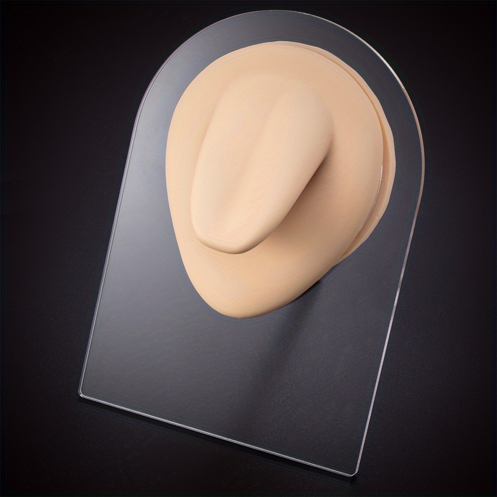 Silicone Human Face Model with Display Stand