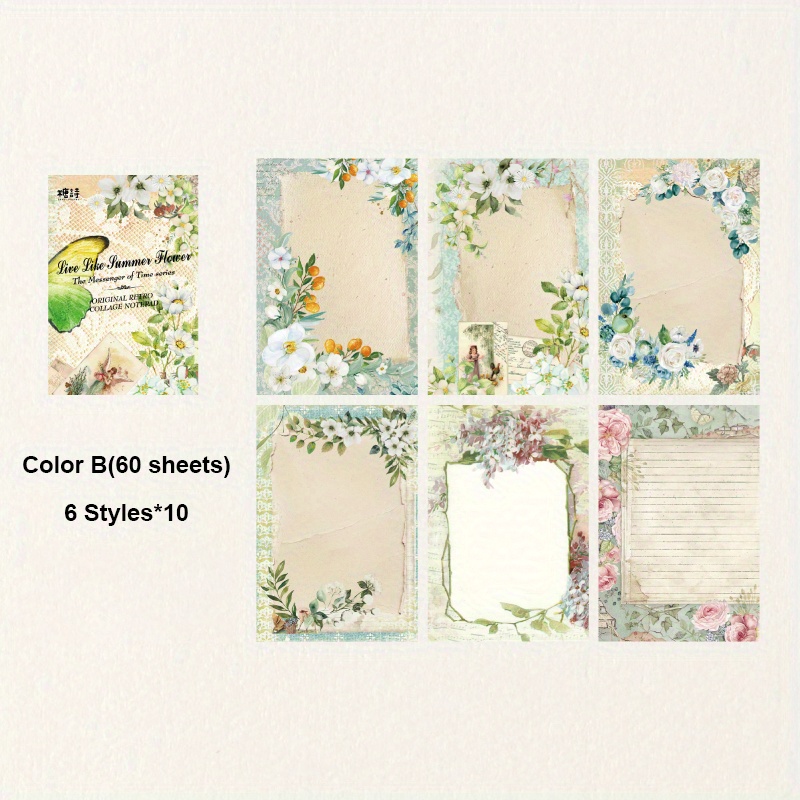 Vintage Scrapbook Paper Tags Journaling Supplies Kit - Temu