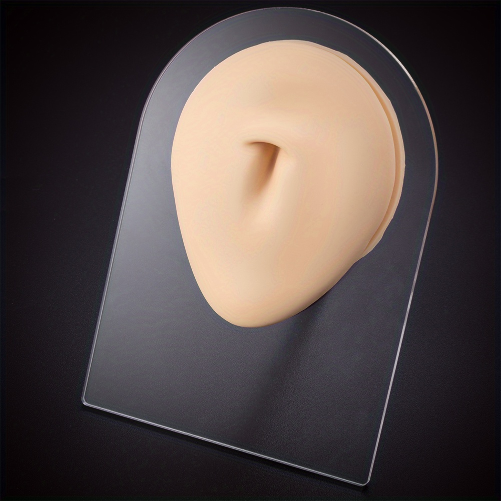 Silicone Human Face Model with Display Stand