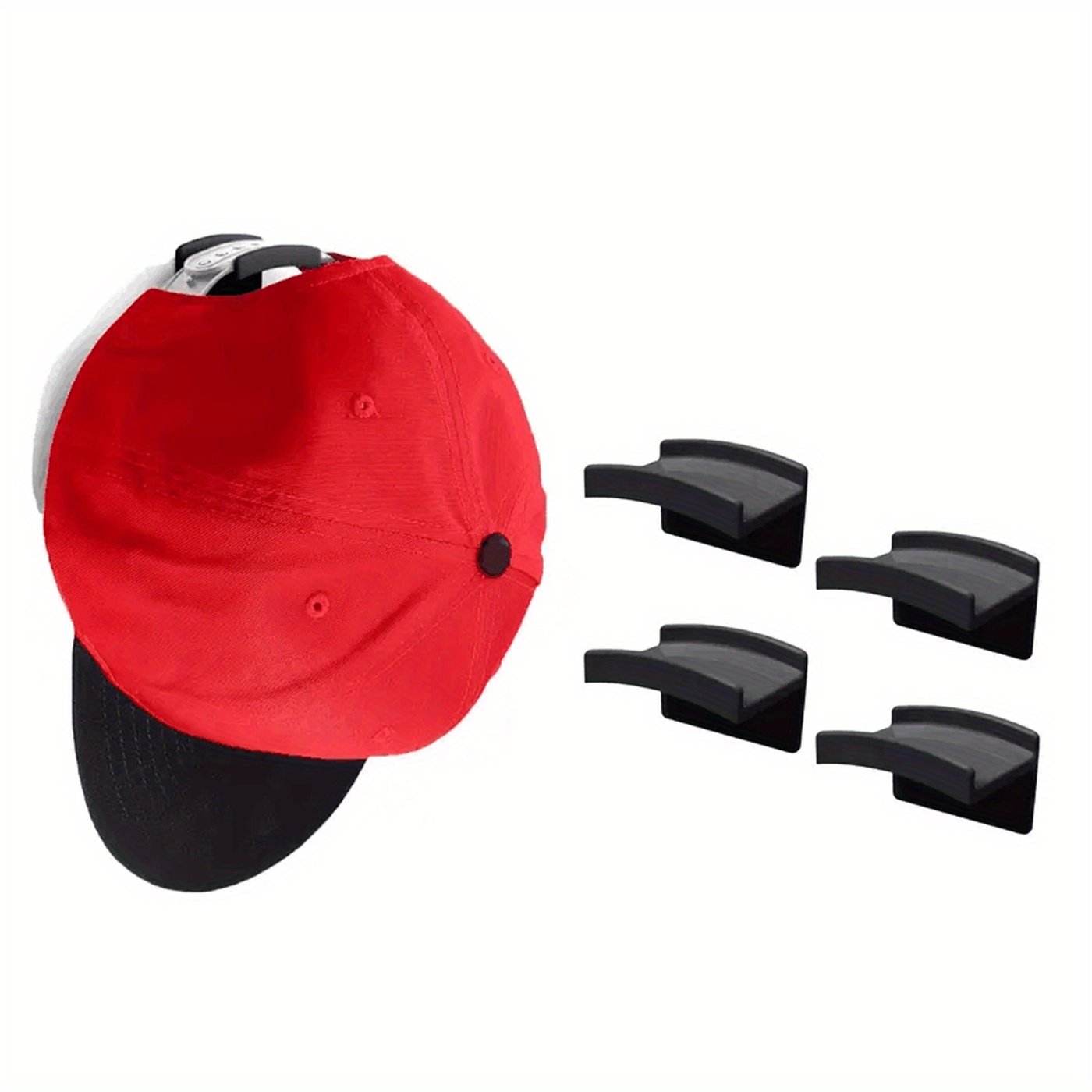Adhesive Hat Hooks Wall Minimalist Hat Rack Design No - Temu Italy