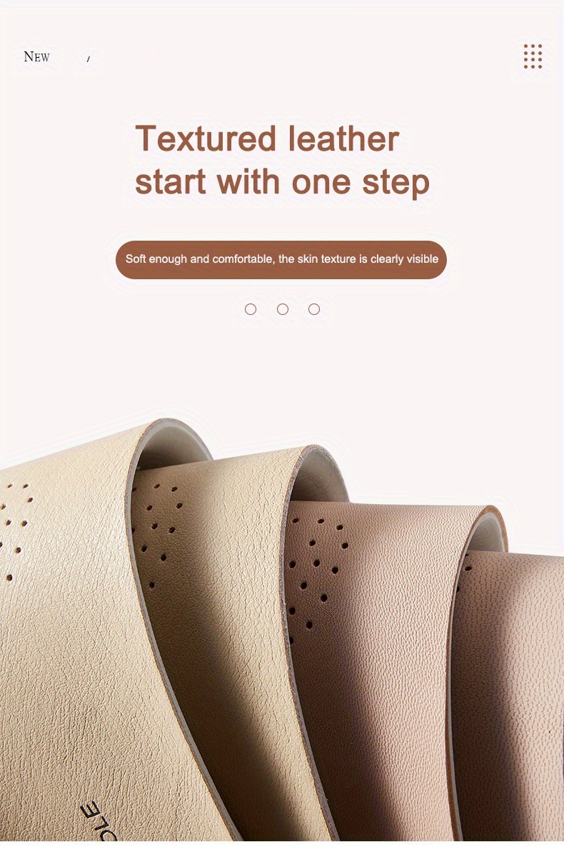 Faux Leather Latex Sports Insole Insoles for Shoes Arch Support Shoe Pads Shock Absorbing