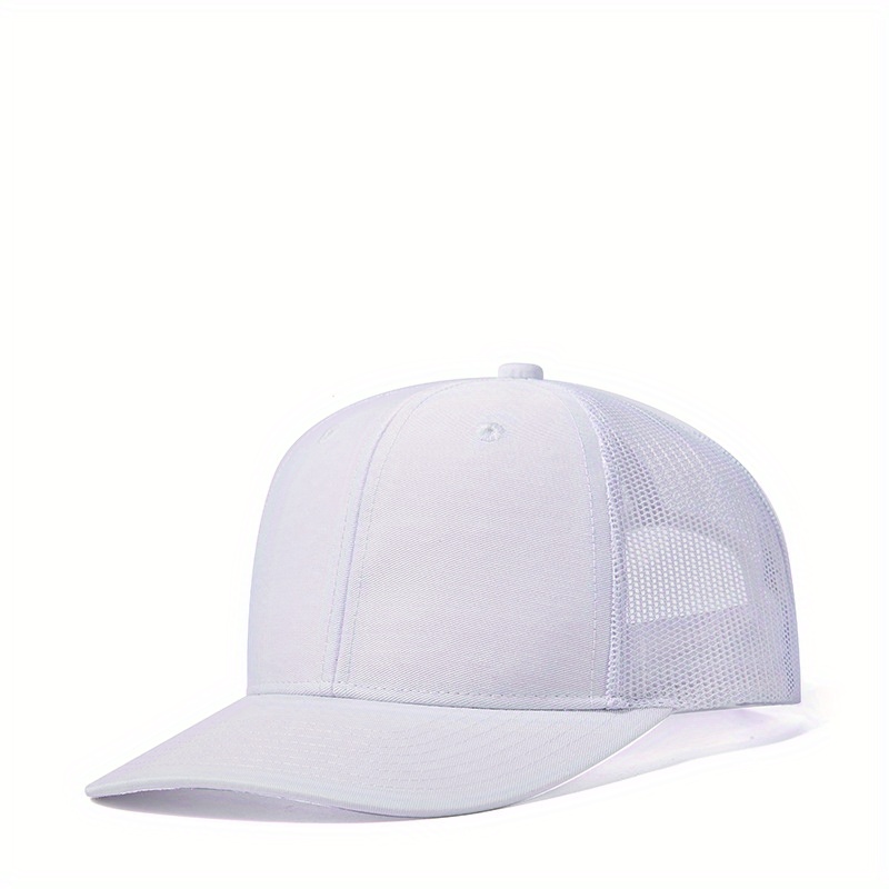 Summer Men's Outdoor Mesh Baseball Cap With Hip Hop Letter Print