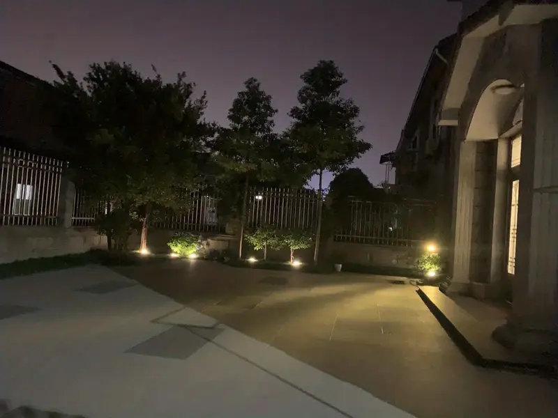 4pcs 20leds outdoor solar powered ground light waterproof garden path deck lights yard driveway lawn garden decoration stainless steel lamp details 9