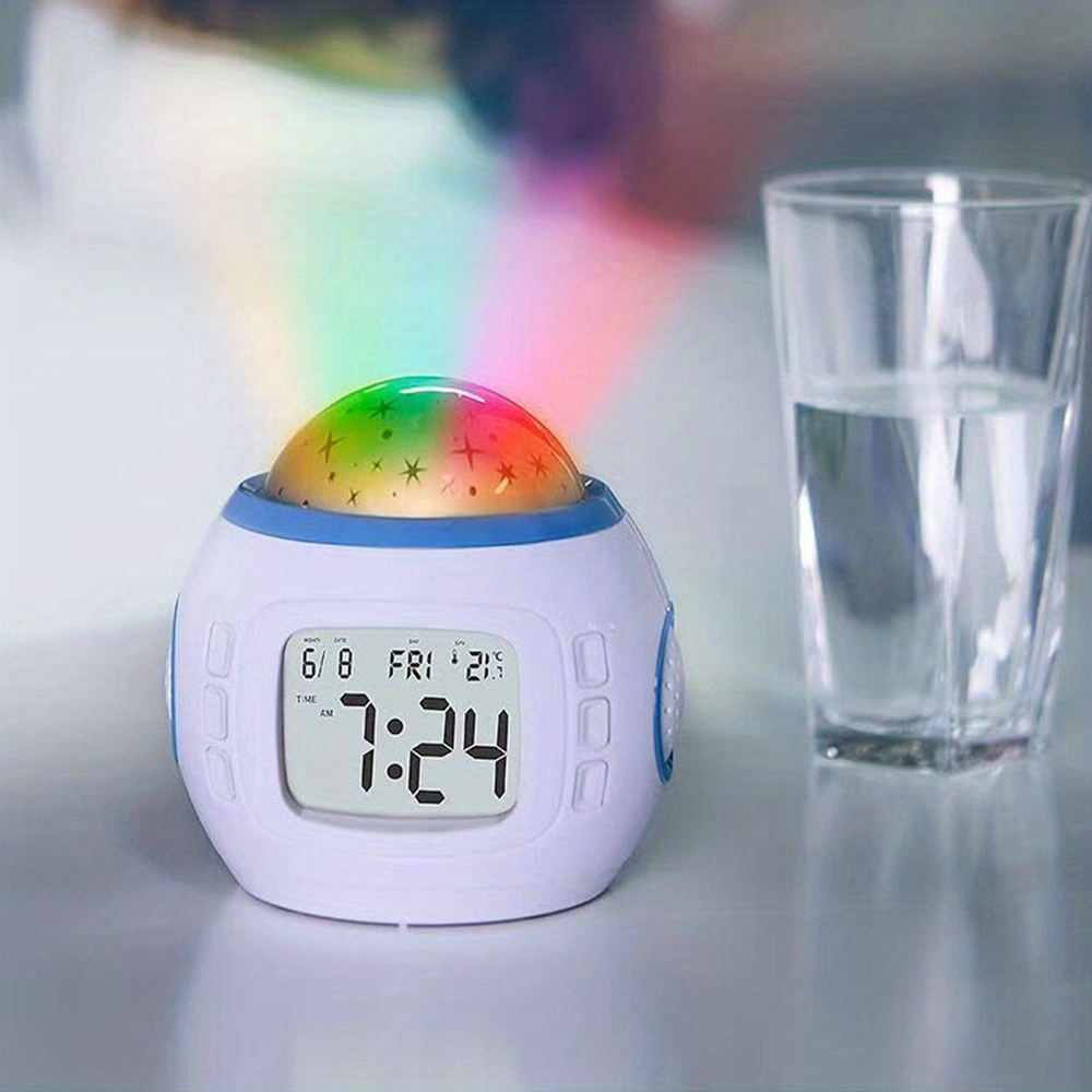 Music Star Clock Creative Natural Sound Alarm Clock Colorful Atmosphere