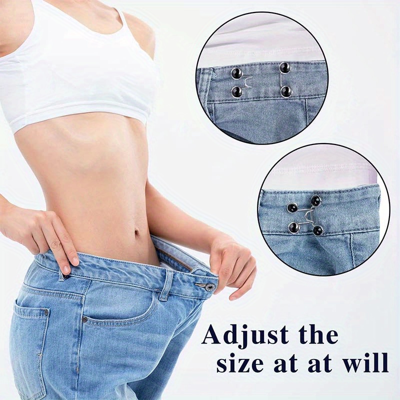 Pant Waist Tightener Instant Jean Buttons For Loose - Temu