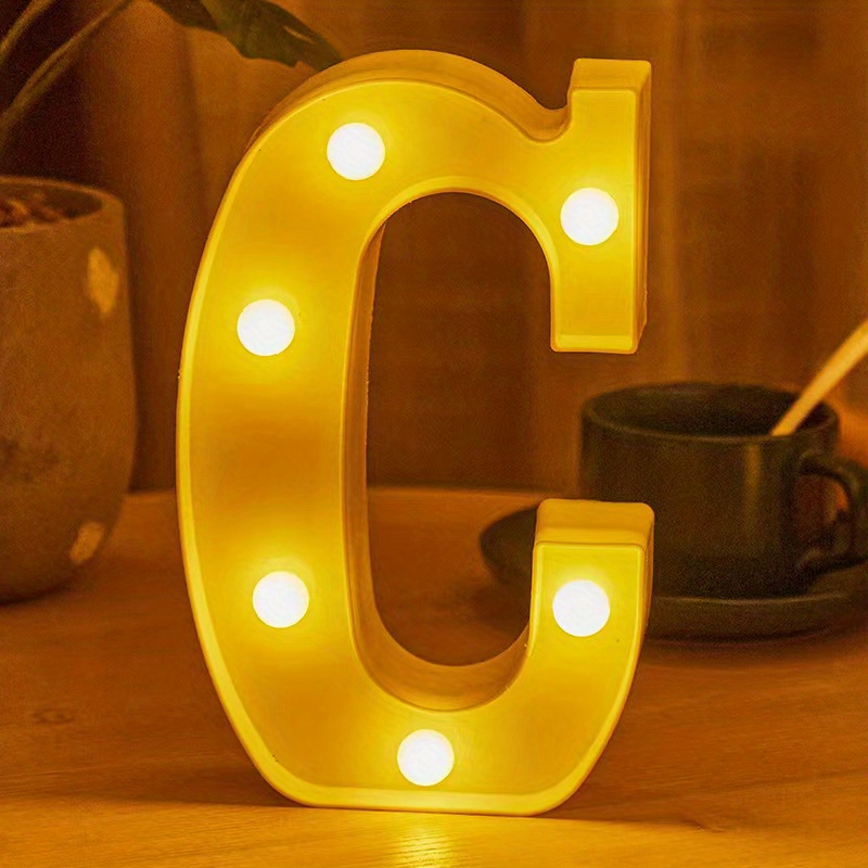 Light Up Marquee Lamps - Number & Letter Marquee Light