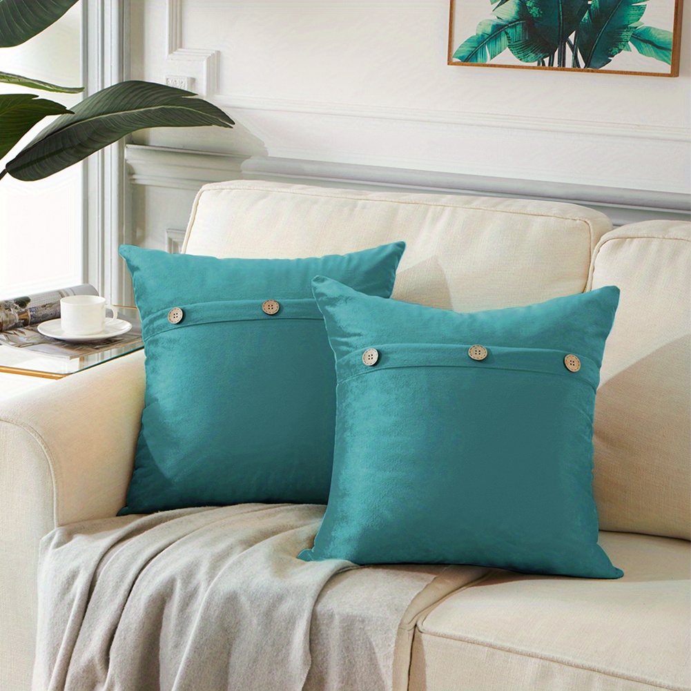  Square Decorative Pillowcases Pillow Cover for Bed