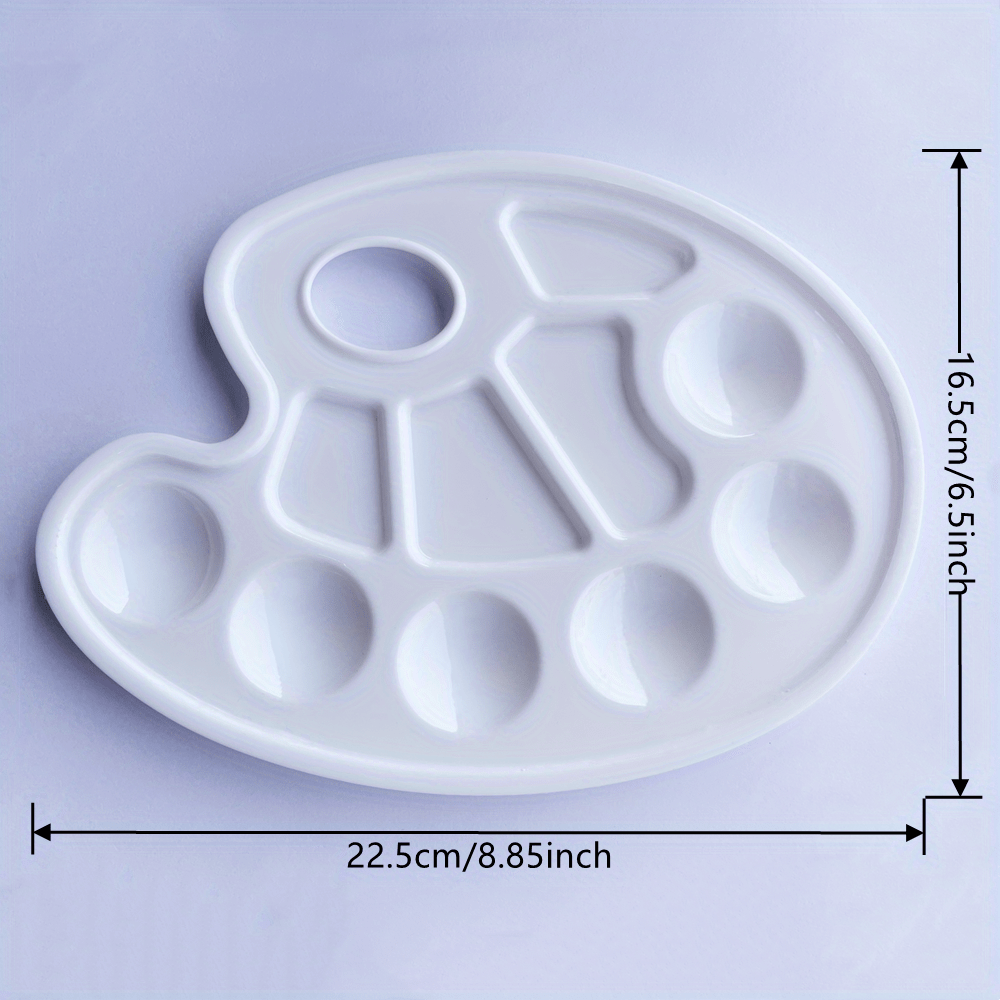 7 Fori Imitazione Ceramica Tavolozza Pittura Rotonda In - Temu Italy