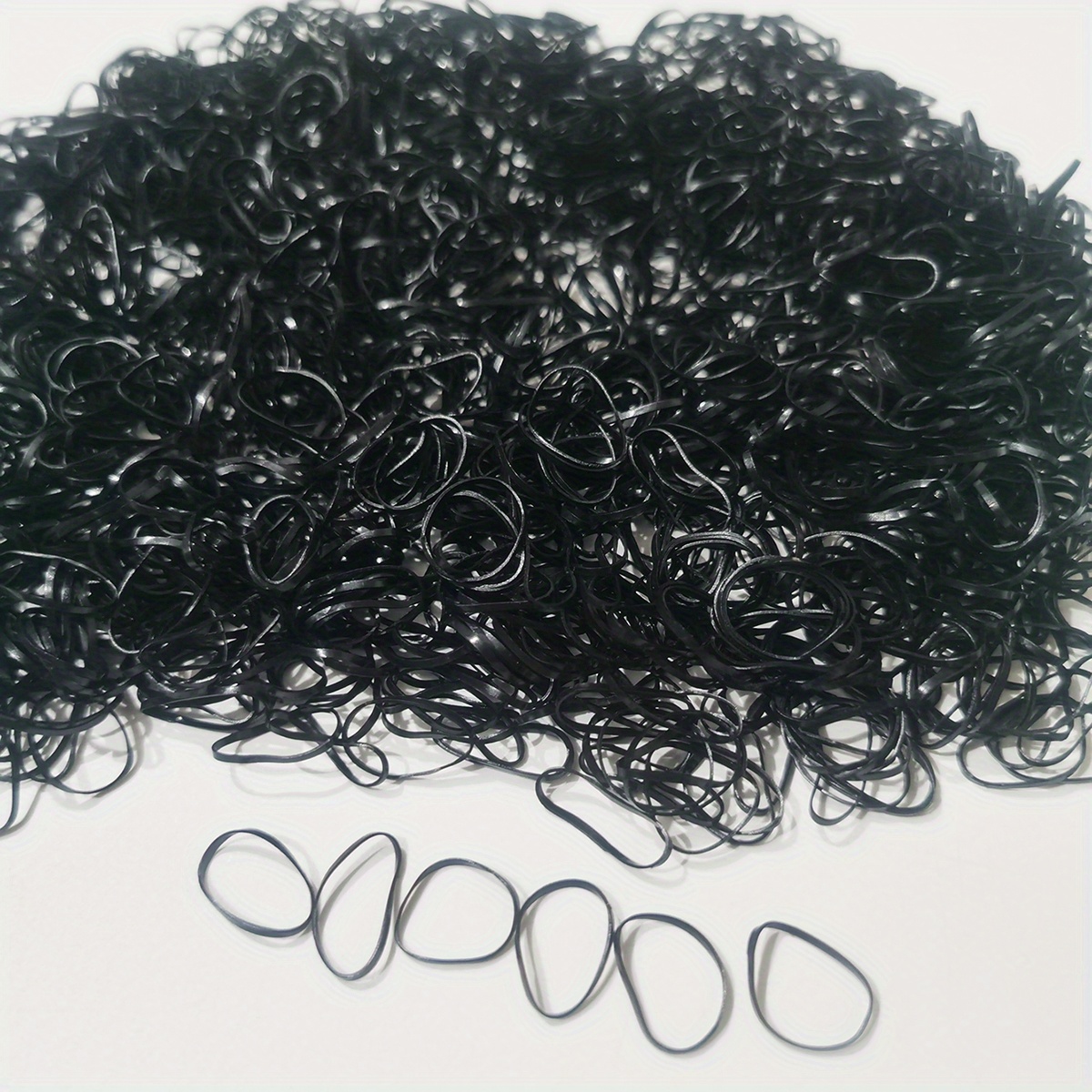 Clear Elastic Hair Rubber Bands Transparent Mini Hair Ties - Temu