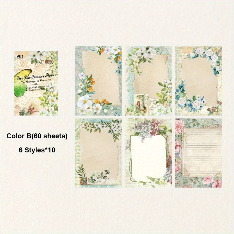 Vintage Scrapbook Journaling Paper Supplies Craft Kits For - Temu Germany