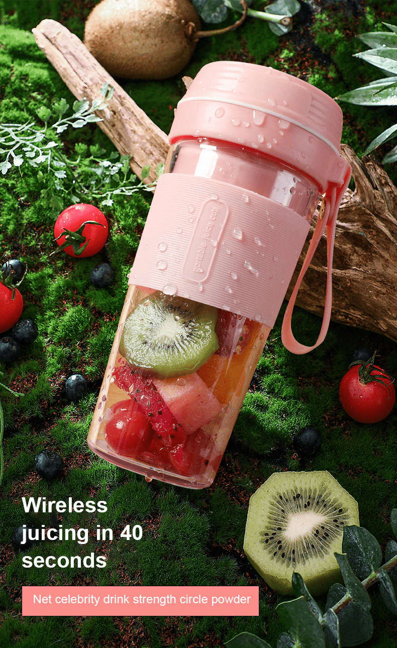 rechargeable portable juicer cup enjoy freshly squeezed fruits veggies anywhere details 6