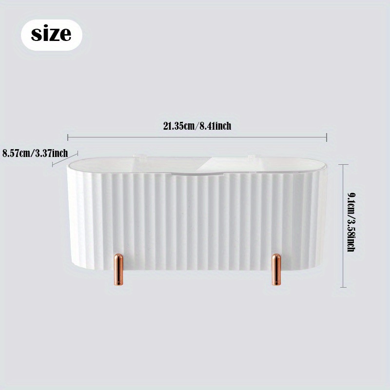 Dustproof Cosmetic Cotton Storage Box Beauty Egg Shelf