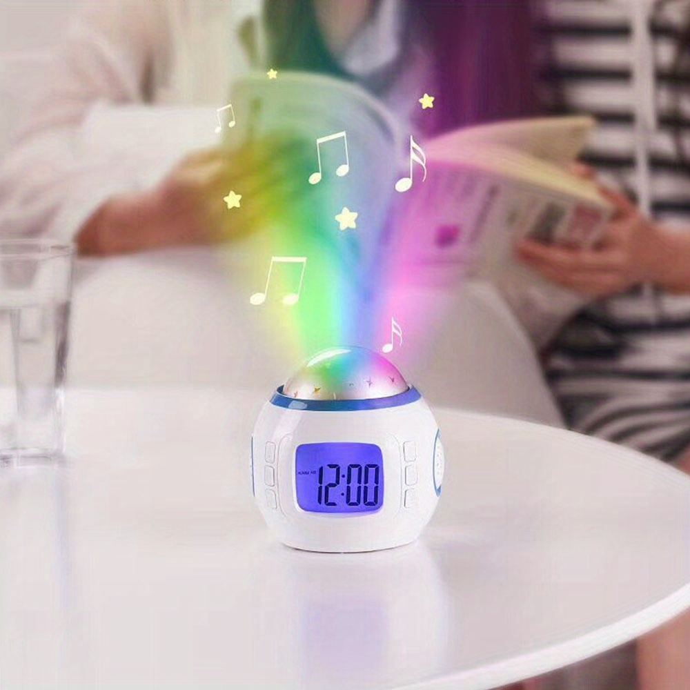 Music Star Clock Creative Natural Sound Alarm Clock Colorful Atmosphere