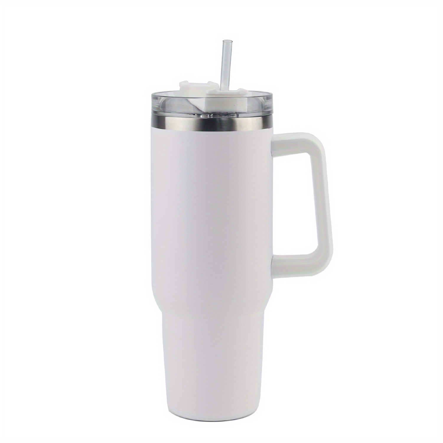 40 oz Tumbler with Handle and Straw Lid Leak Proof Double Vacuum