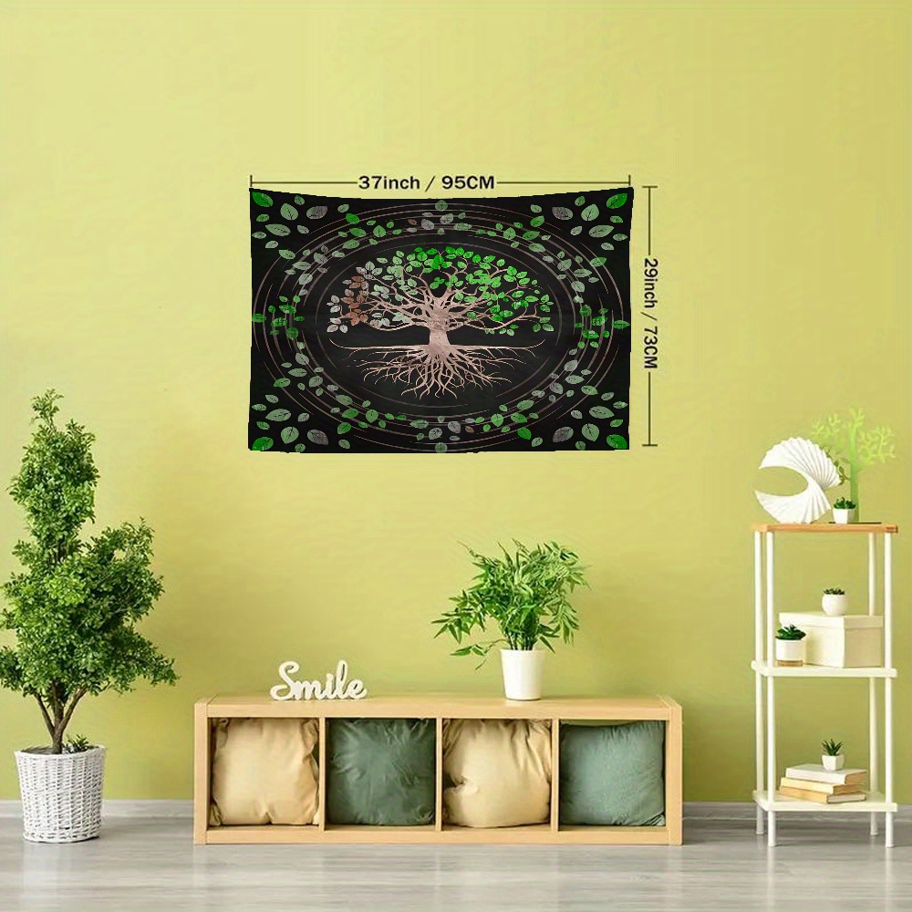 Life Tree Tapestry Wall Hanging Decor Boho Hippie Tree - Temu