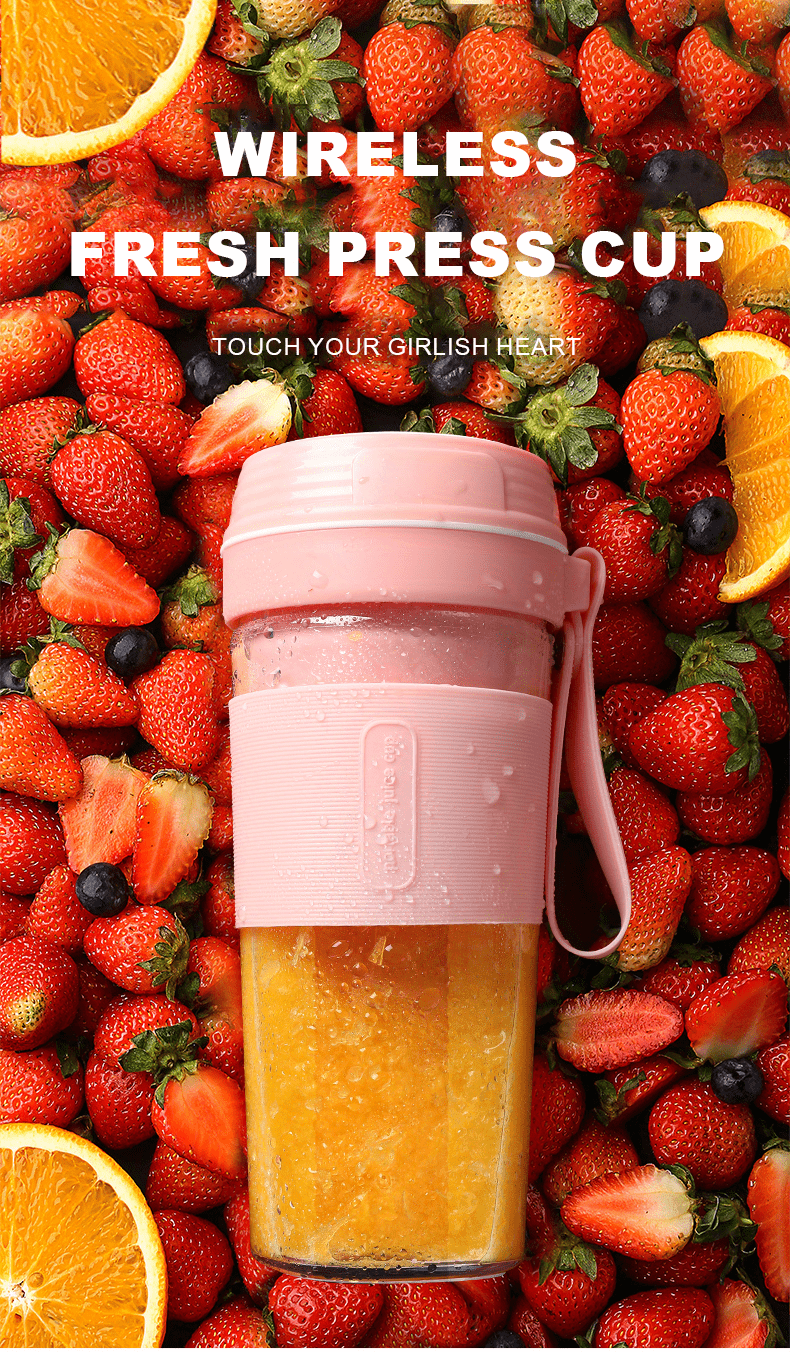 rechargeable portable juicer cup enjoy freshly squeezed fruits veggies anywhere details 0
