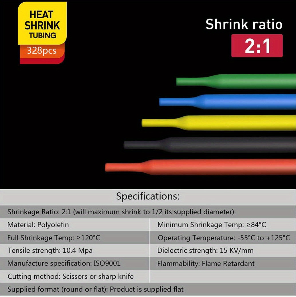 Shrinklyheat Shrink Tubing 2:1 Shrink Ratio Pe Insulation For