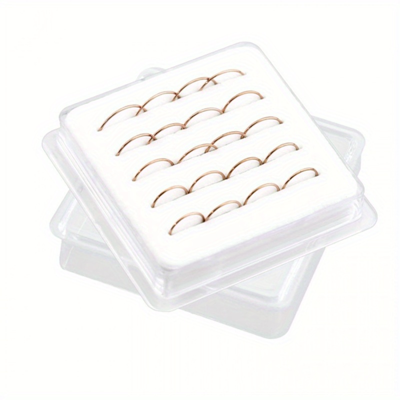 20 Pcs Copper Hoop Nose Ring Set, 18K Plated