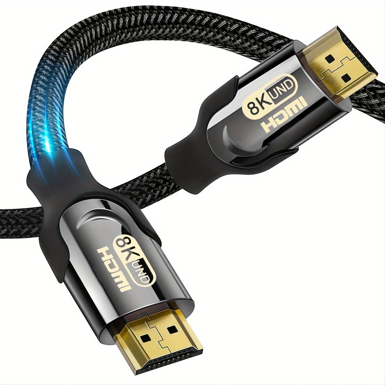 3ft/1m HDMI 2.1 Cable, Certified Ultra High Speed HDMI Cable 48Gbps, 8K  60Hz/4K 120Hz HDR10/, 8K HDMI Cable, Monitor/Display 