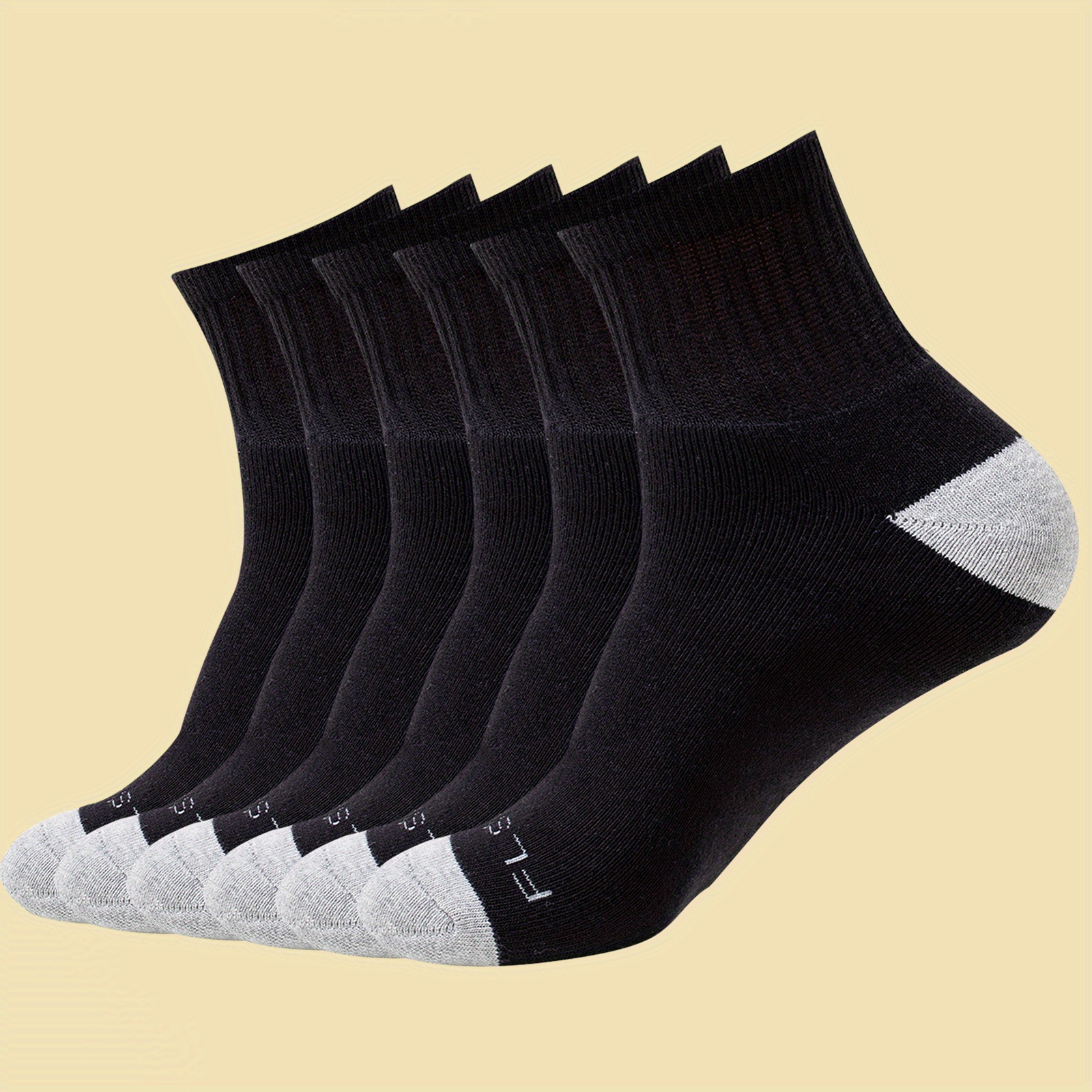 Men's Sport Ankle Socks - Black