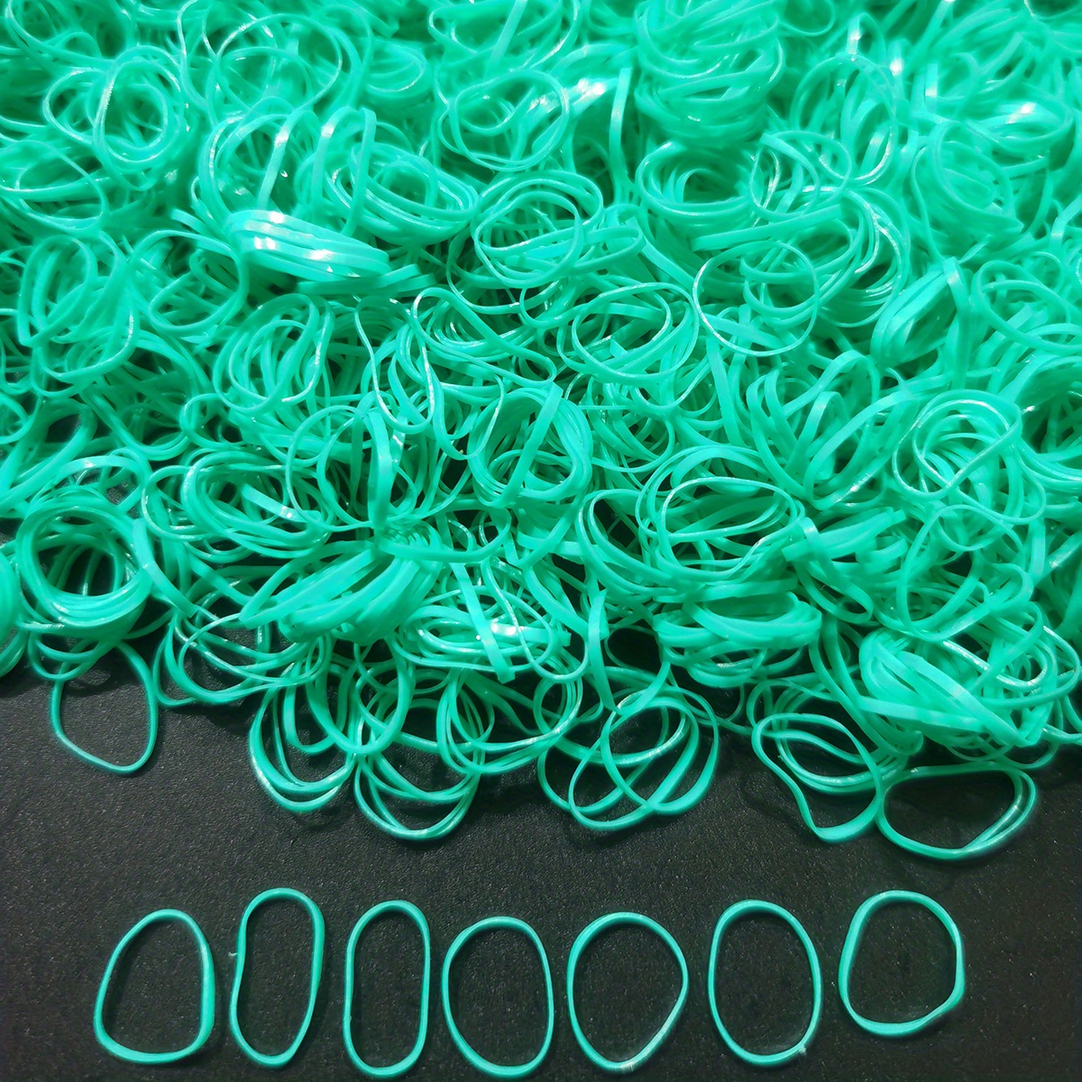 1000 Pz Elastici Trasparenti Capelli Mini Elastici - Temu Italy