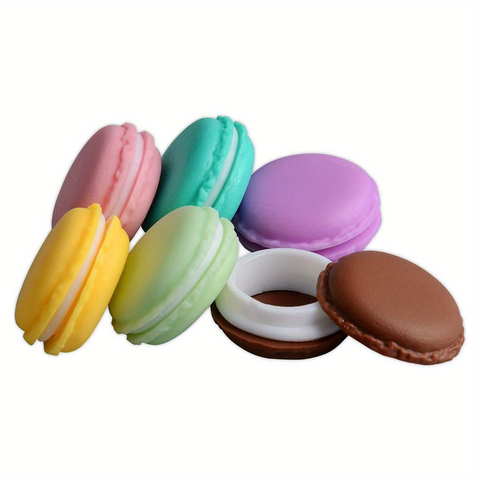 Mini Macaron Pill Box Cute Colorful Jewelry Storage Box Pill