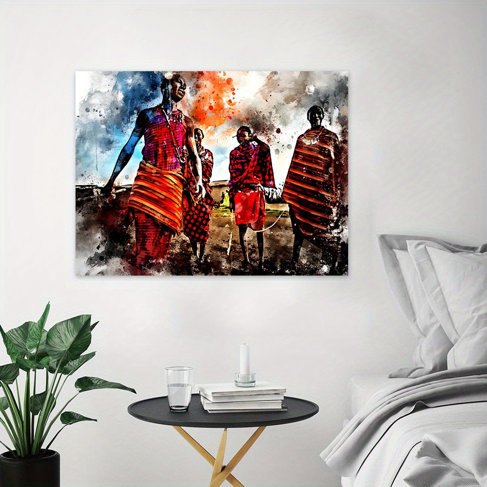 Canvas Wall Art Mural Abstract Hd Prints African Primitive - Temu Ireland