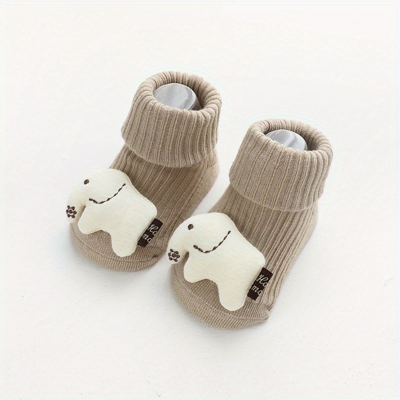 Spring And Autumn Socks With 3d Cartoon Designs, Non-slip Socks For, Suitable For Floor Use