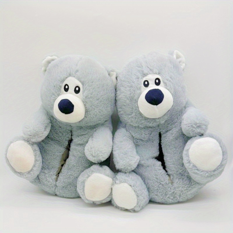 Anime Cozy Slides Bear Plush Comfy Slippers