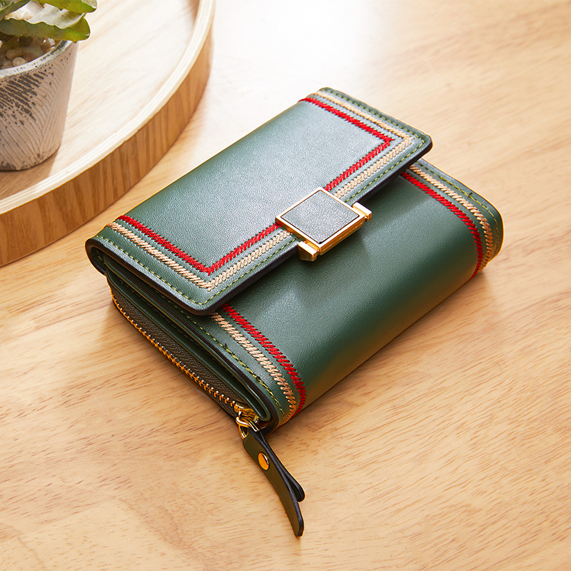 New Women Genuine Leather Coin Purse Female Wallets Women Zipper