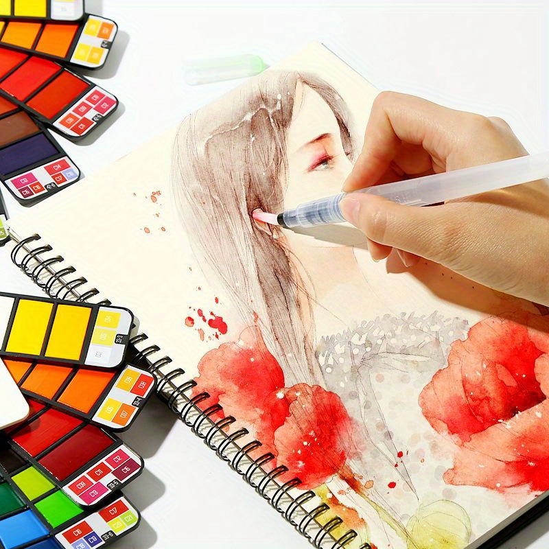Watercolor accessories for children. Drawing ofのイラスト素材 [90403127] - PIXTA