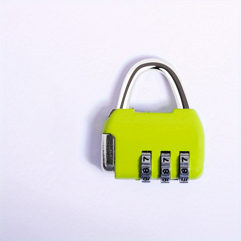 3 Digit Combinations Padlock Safe Lock Mini Combination Lock Resettable