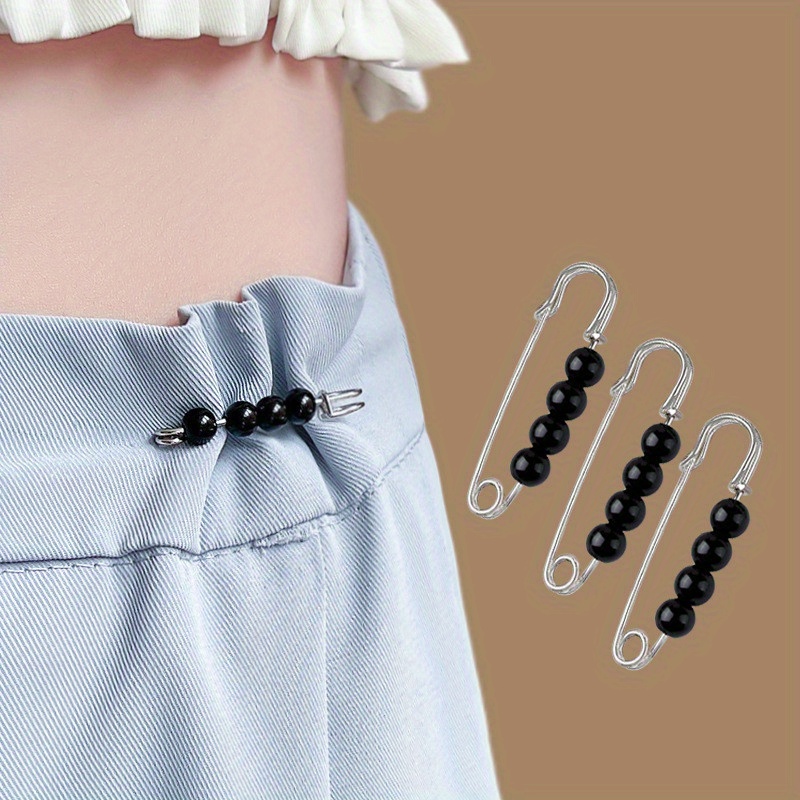 6 Unids/set Broches Perlas Imitación Mujer Pantalones - Temu