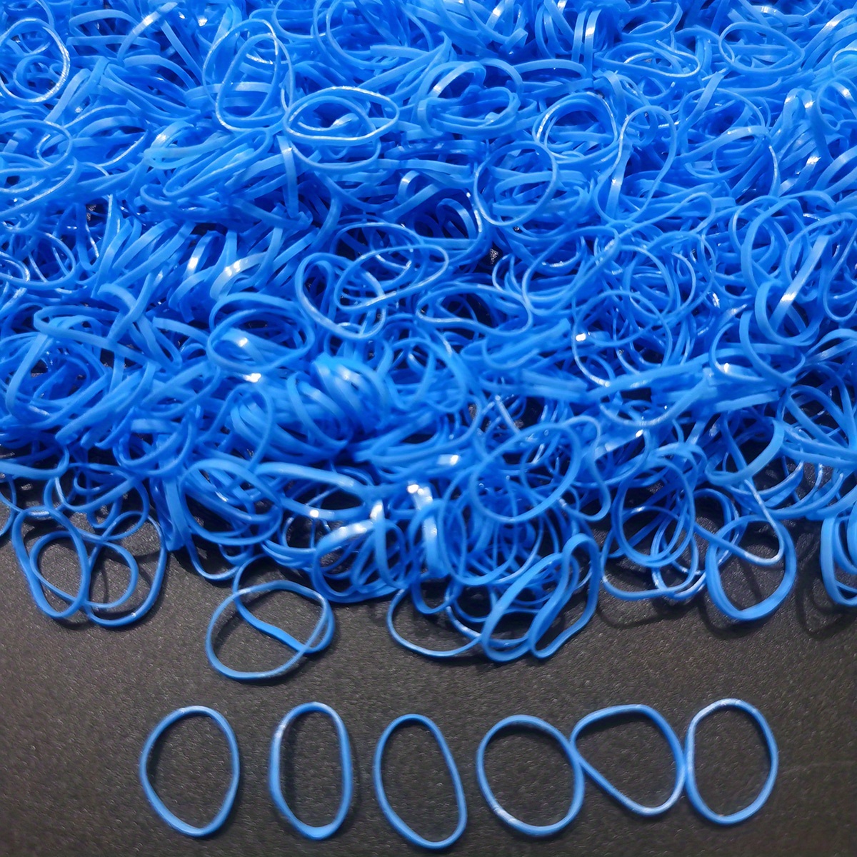 Mini Rubber Bands - Transparent 100pcs 