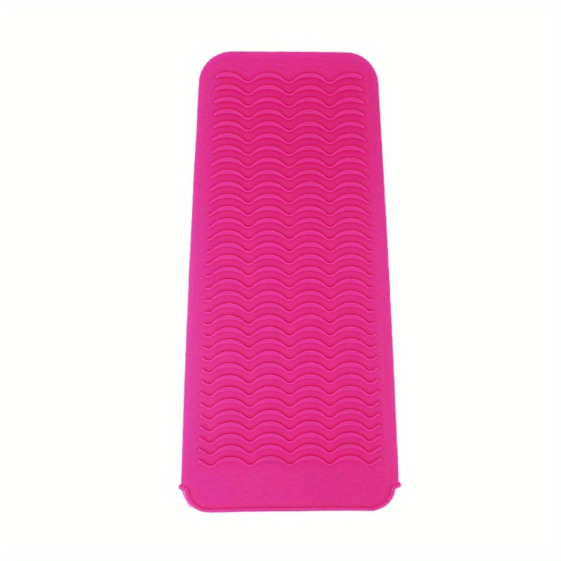 1pc Heat Resistant Silicone Mat for Curling Irons, Flat Irons, and Hair  Straighteners - Protects Hair and Styling Tools from Heat Damage