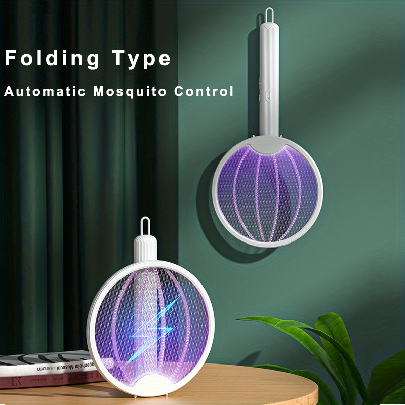 Foldable Electric Mosquito Swatter Rechargeable Household - Temu