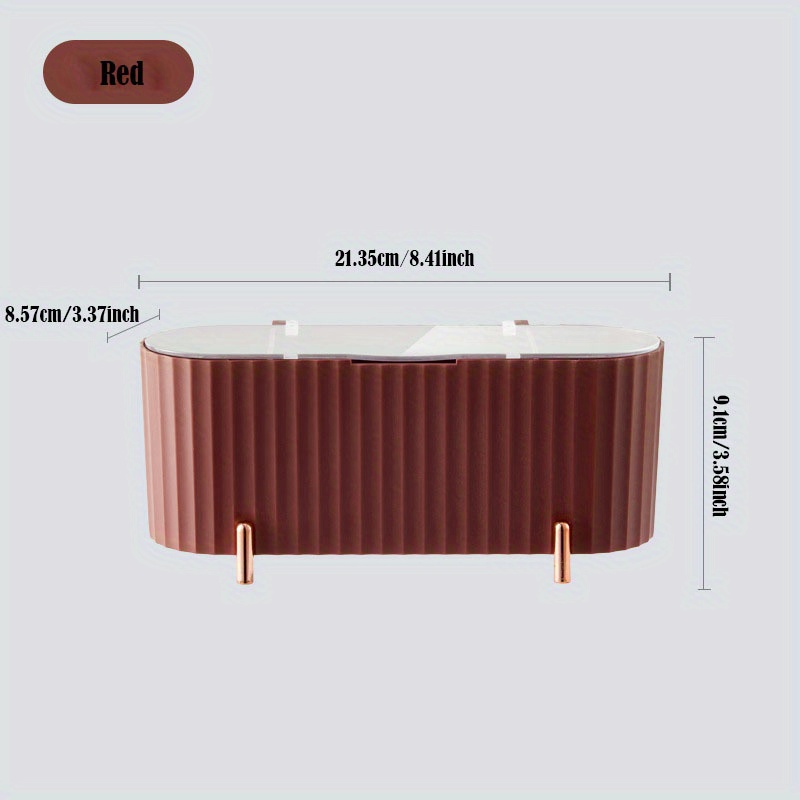 Dustproof Cosmetic Cotton Storage Box Beauty Egg Shelf