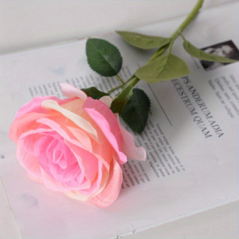 1pc Bouquet Rose Fiori Artificiali Rose Seta Fiore Seta - Temu Italy