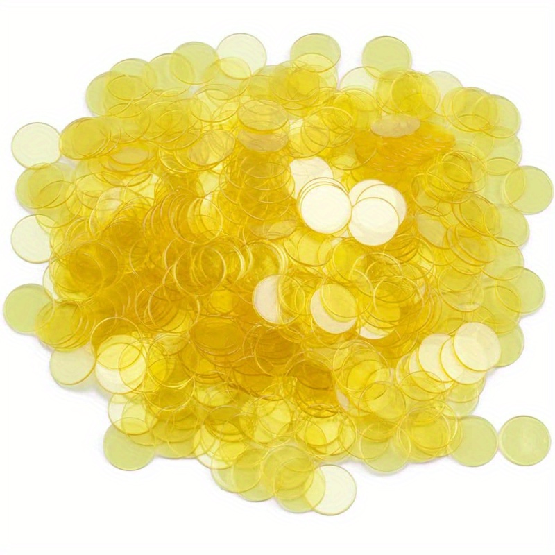 200pcs 3/4 inch Jetons De Bingo En Plastique Transparent - Temu Canada