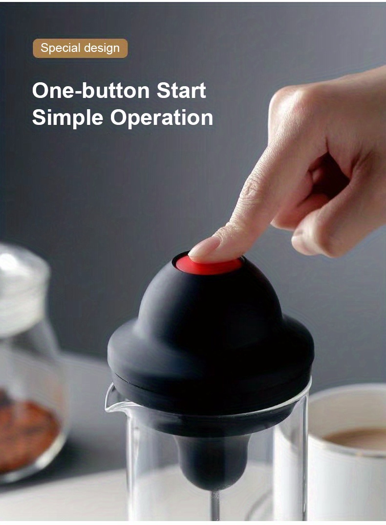 Battery free Electric Milk Frother For Perfectly Frothed - Temu