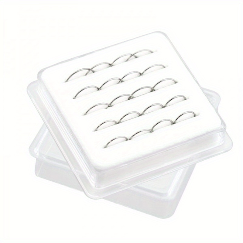 20 Pcs Copper Hoop Nose Ring Set, 18K Plated